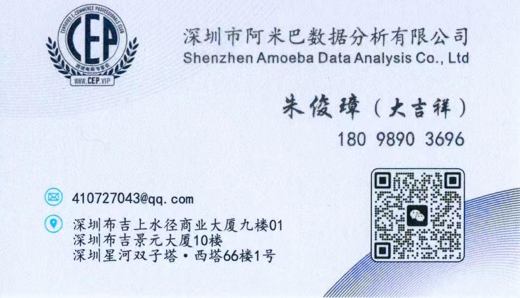阿米巴数据分析